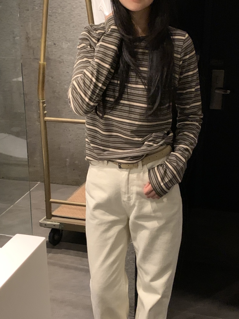 NOUVEAU韓國直郵女士新款休閑26夏季時尚推薦人氣長袖T恤NOUVEAU長袖T恤