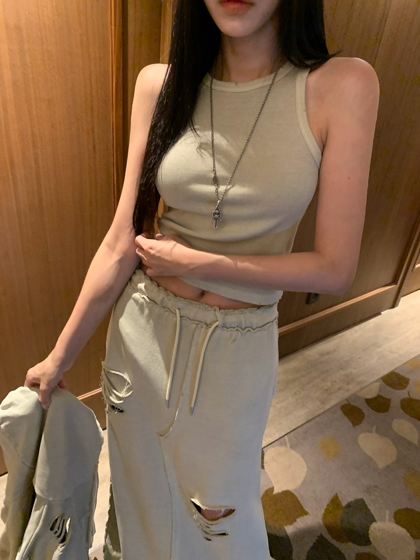 BADCALM東大門代購女裝新品人氣休閑時尚26夏季真品吊帶背心BADCALM吊帶/背心圖色1