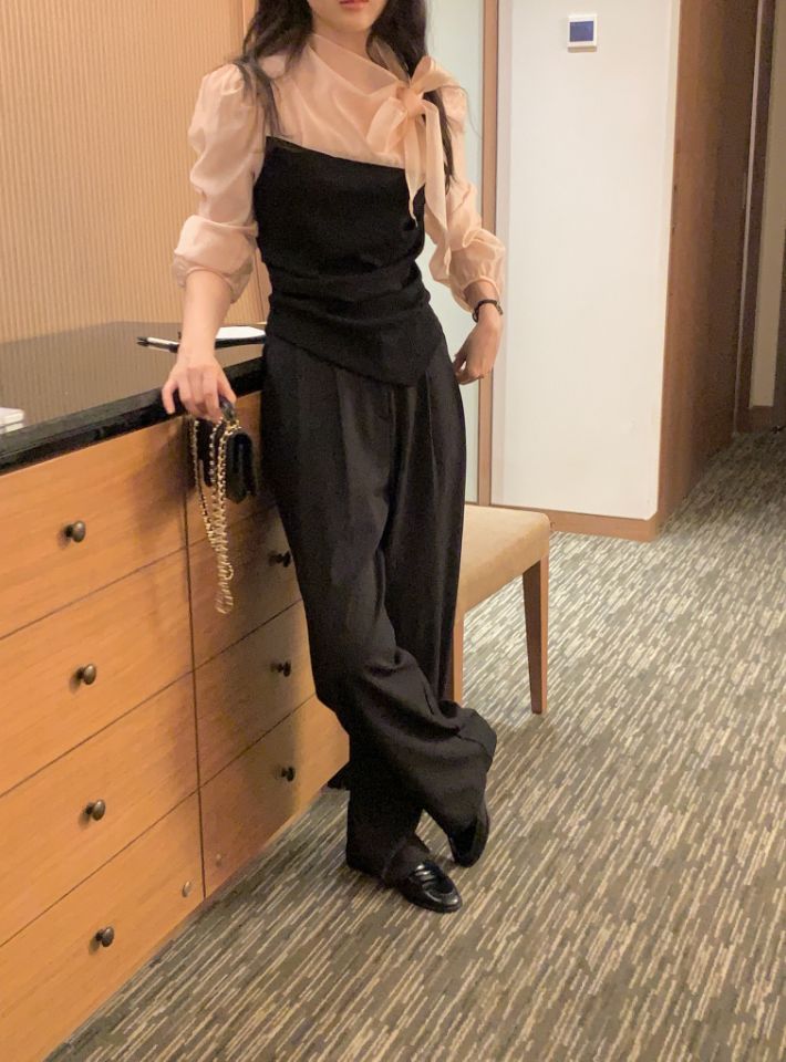 CRONG東大門實拍女士新款26夏季人氣休閑推薦襯衫蕾絲衫兔子CRONG襯衫/蕾絲衫