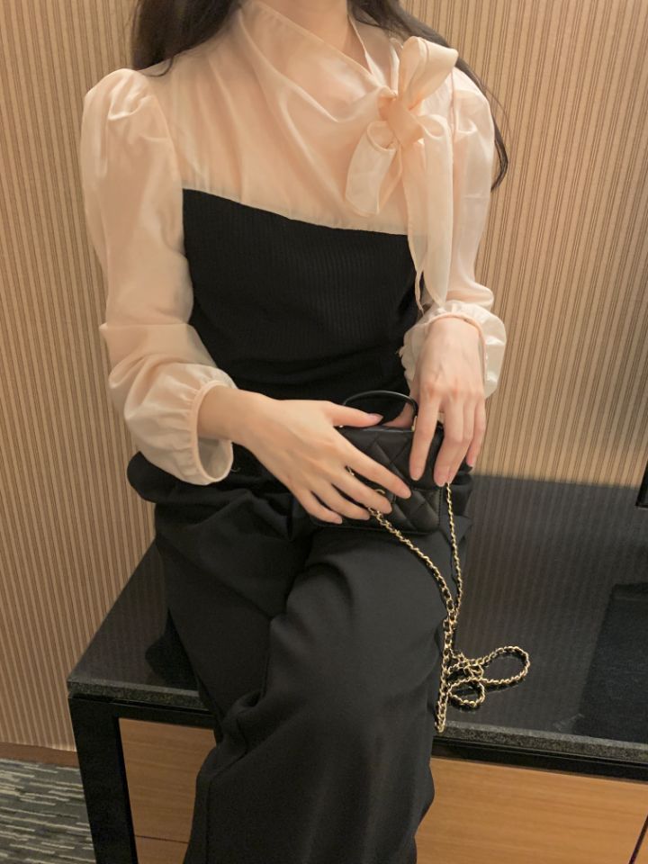 CRONG東大門實拍女士新款26夏季人氣休閑推薦襯衫蕾絲衫兔子CRONG襯衫/蕾絲衫