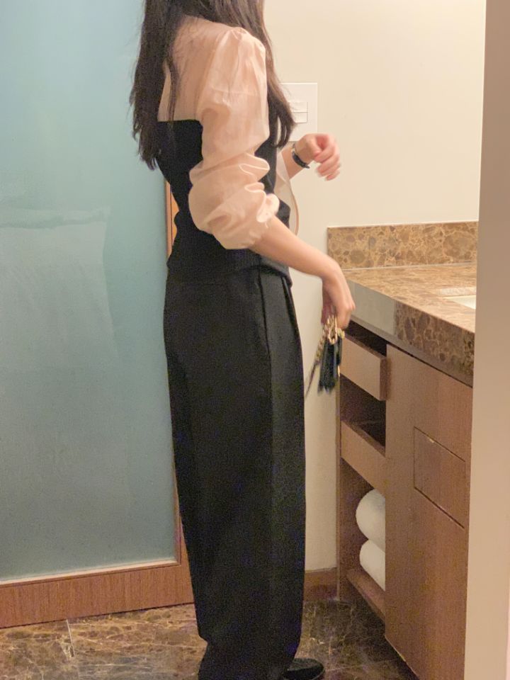 CRONG東大門實拍女士新款26夏季人氣休閑推薦襯衫蕾絲衫兔子CRONG襯衫/蕾絲衫