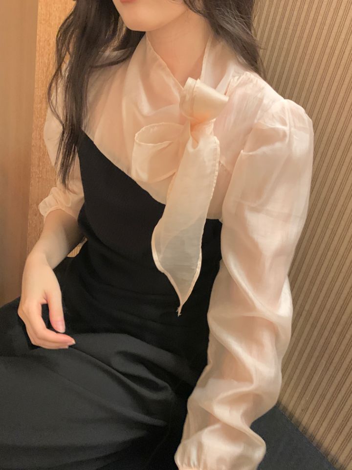 CRONG東大門實拍女士新款26夏季人氣休閑推薦襯衫蕾絲衫兔子CRONG襯衫/蕾絲衫