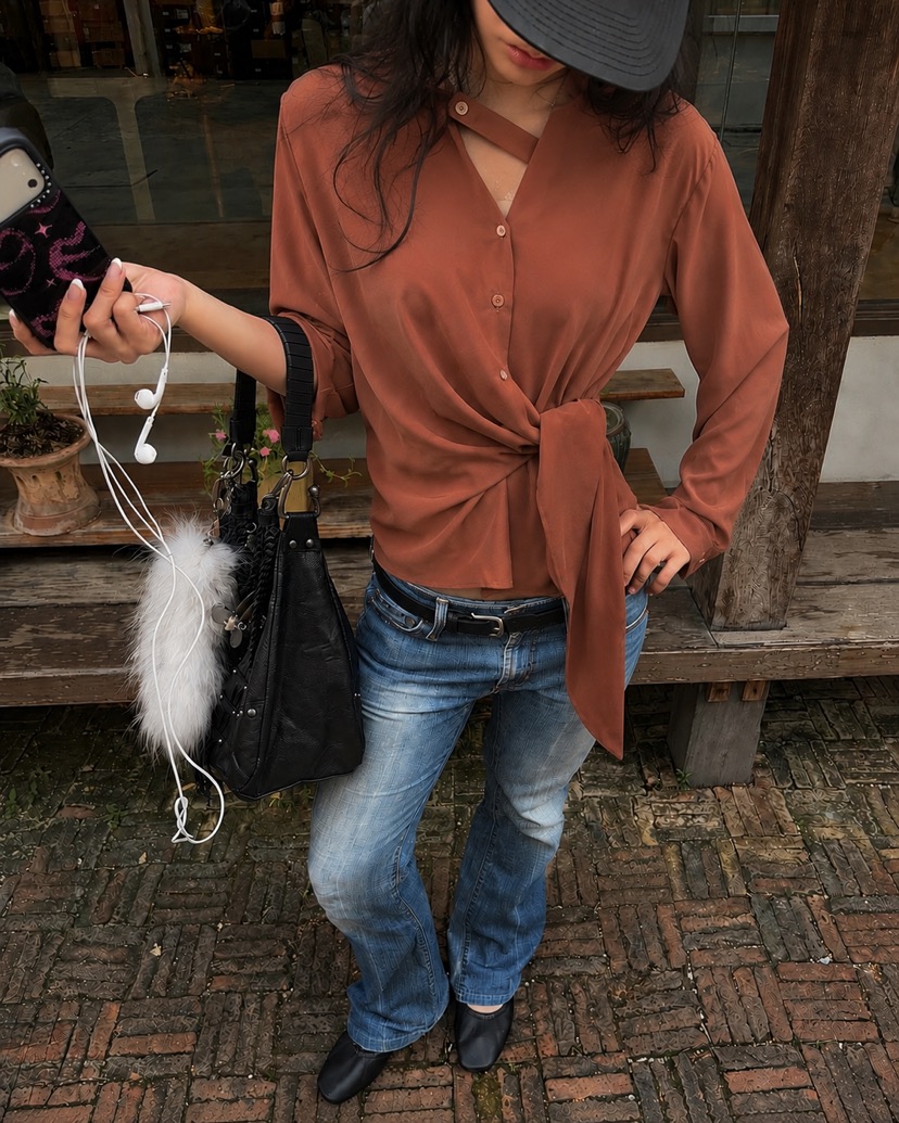 BOUND.A韓國直郵女裝新品休閑人氣時尚推薦真品襯衫蕾絲衫BOUND.A襯衫/蕾絲衫圖色2
