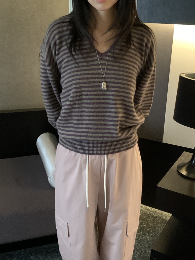 NOUVEAU韓國直郵女裝新款休閑推薦熱賣真品時尚針織衫羊毛NOUVEAU針織衫