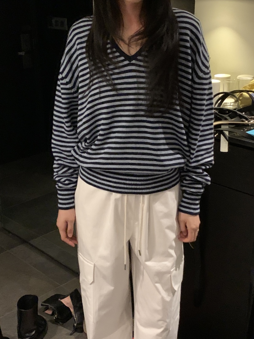 NOUVEAU韓國直郵女裝新款休閑推薦熱賣真品時尚針織衫羊毛NOUVEAU針織衫