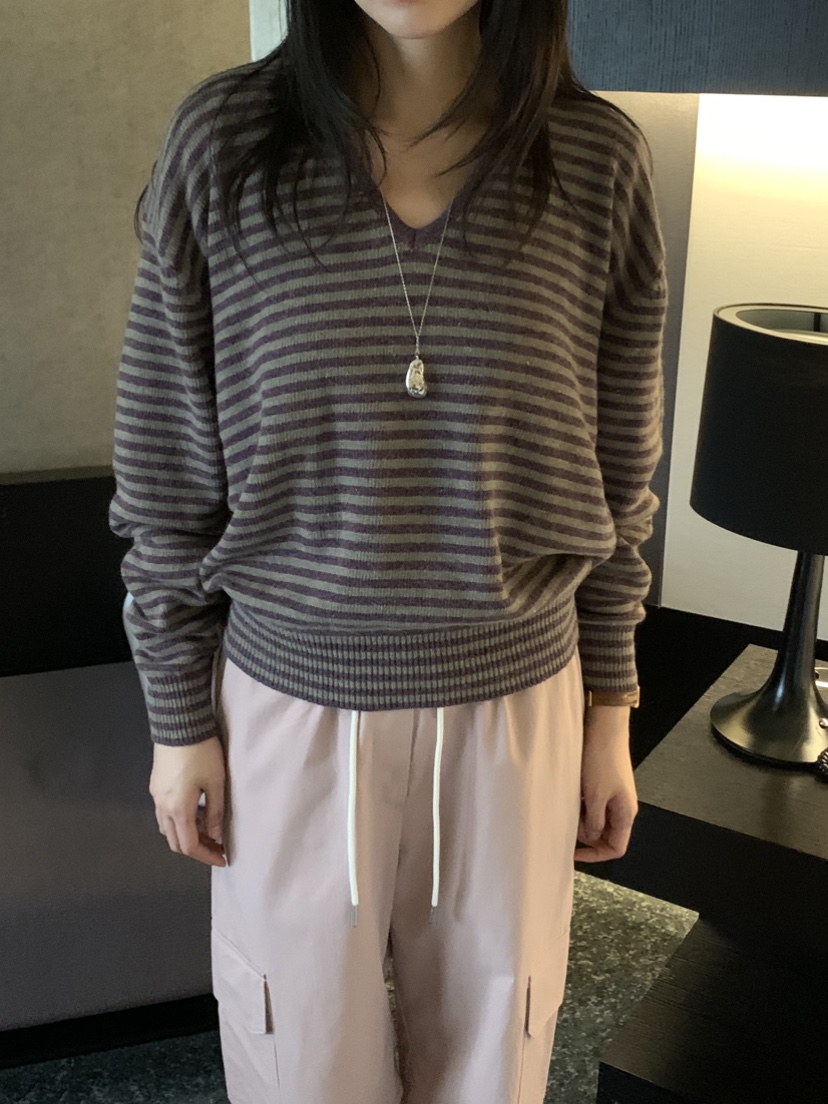 NOUVEAU韓國直郵女裝新款休閑推薦熱賣真品時尚針織衫羊毛NOUVEAU針織衫圖色1