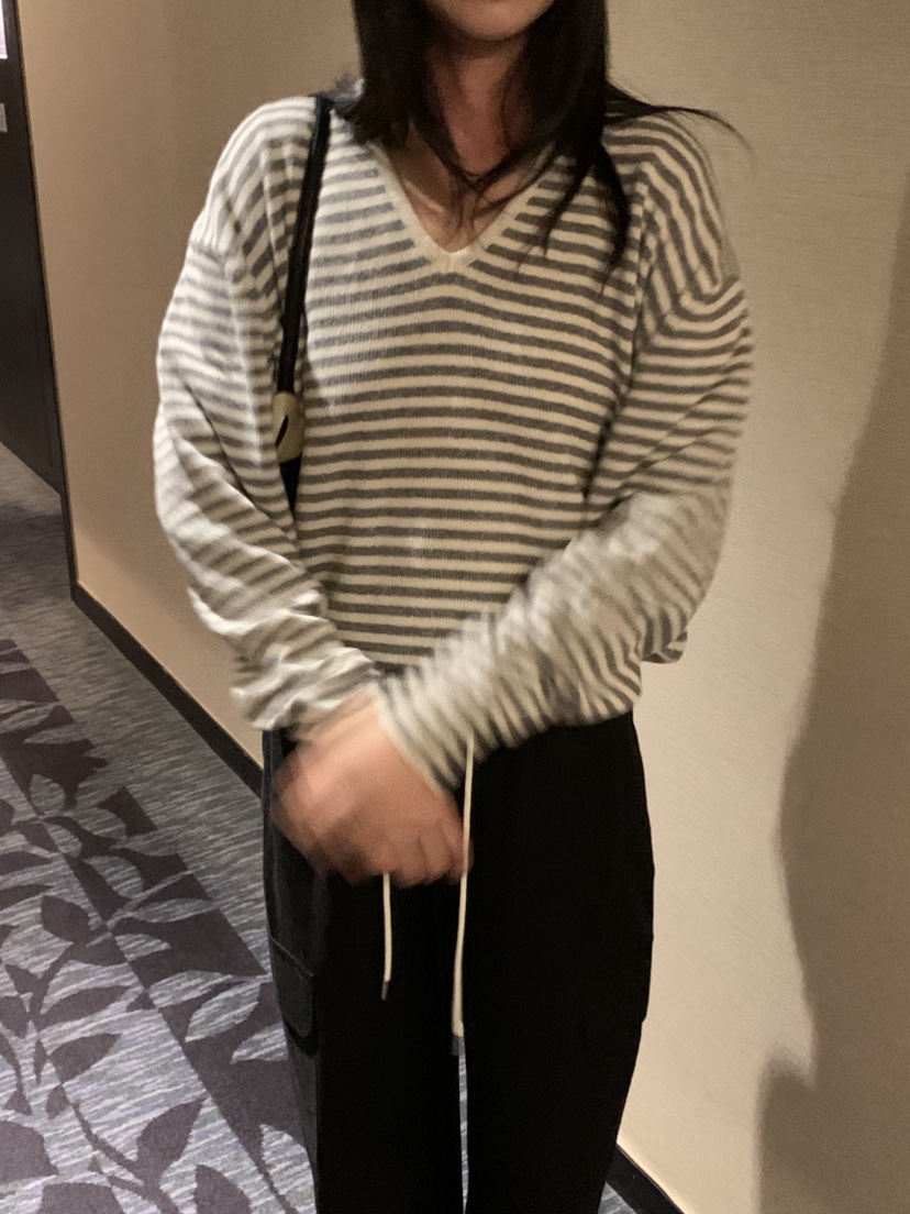 NOUVEAU韓國直郵女裝新款休閑推薦熱賣真品時尚針織衫羊毛NOUVEAU針織衫圖色2