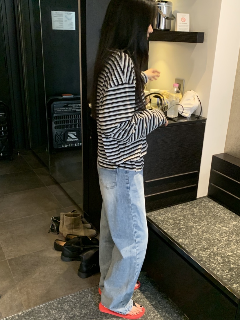 NOUVEAU東大門實拍女士新品休閑推薦熱賣時尚真品長袖T恤NOUVEAU長袖T恤
