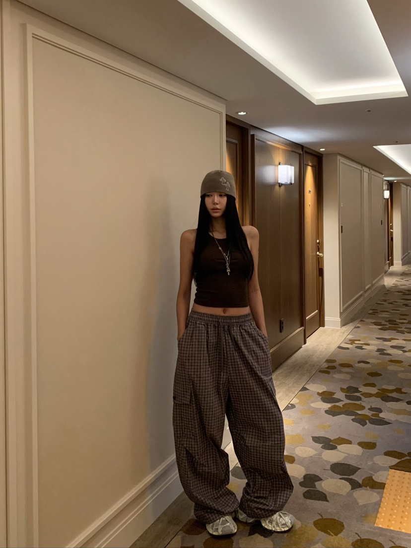 BADCALM東大門代購女裝新品時尚26夏季推薦人氣真品休閑褲BADCALM休閑褲