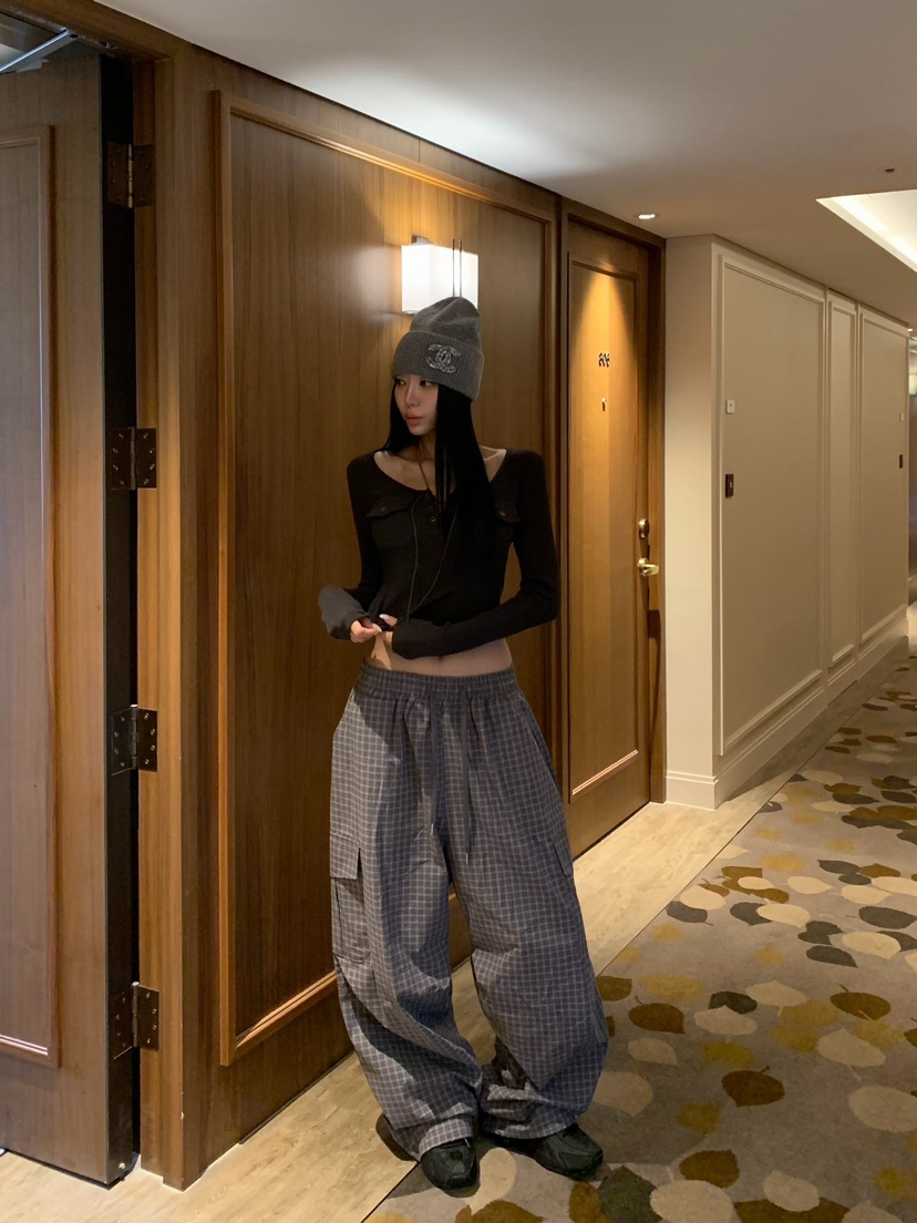BADCALM東大門代購女裝新品時尚26夏季推薦人氣真品休閑褲BADCALM休閑褲
