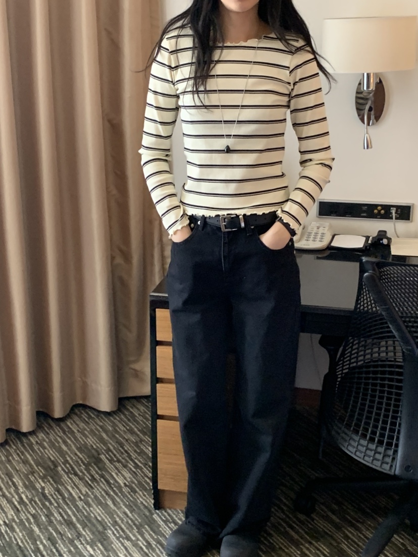 NOUVEAU韓國代購女士新品推薦人氣熱賣休閑時尚26夏季長袖T恤NOUVEAU長袖T恤
