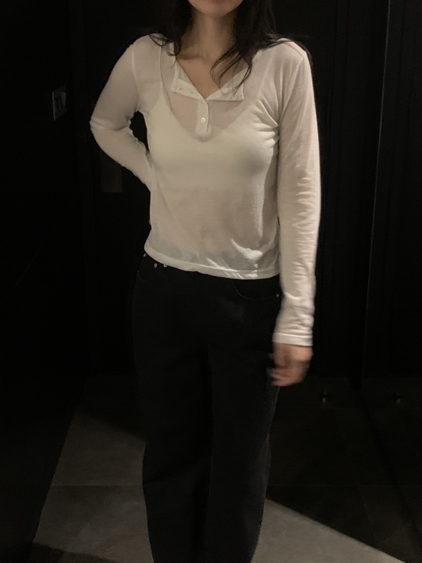NOUVEAU韓國代購女士新款26夏季時尚人氣熱賣休閑長袖T恤NOUVEAU長袖T恤