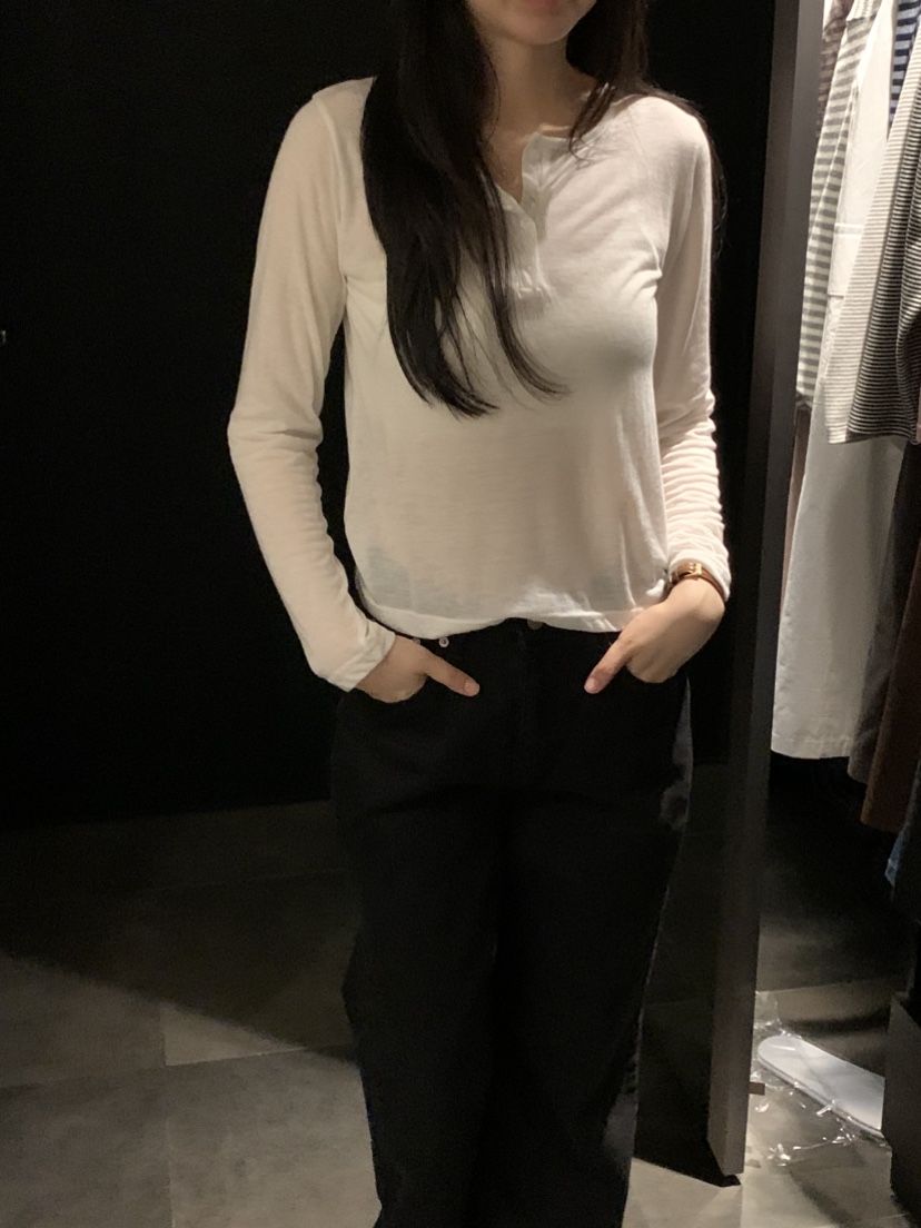 NOUVEAU韓國代購女士新款26夏季時尚人氣熱賣休閑長袖T恤NOUVEAU長袖T恤