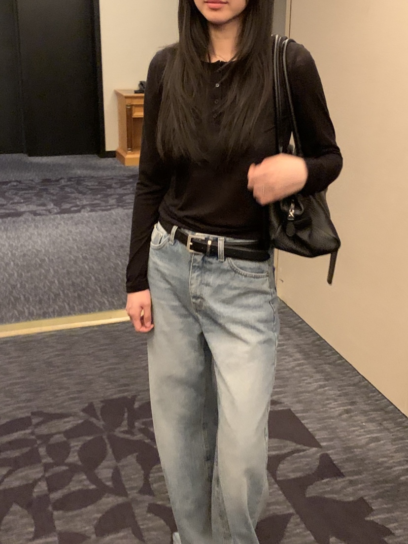 NOUVEAU韓國代購女士新款26夏季時尚人氣熱賣休閑長袖T恤NOUVEAU長袖T恤