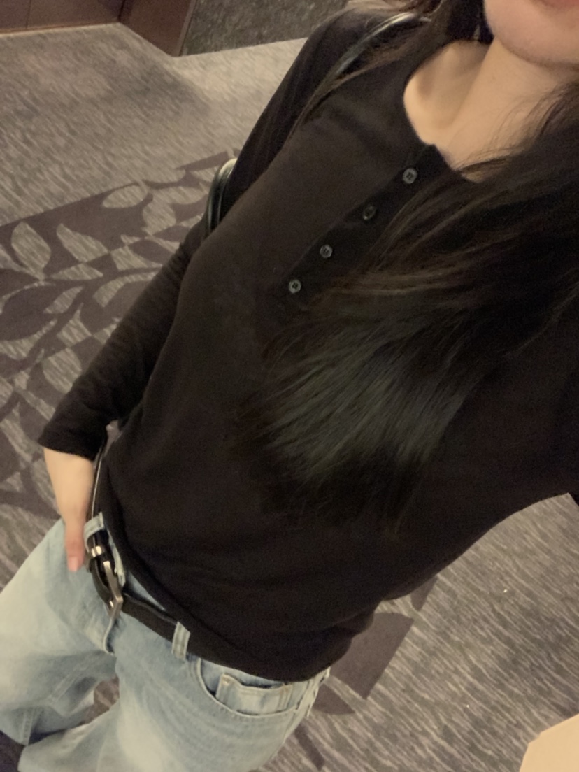 NOUVEAU韓國代購女士新款26夏季時尚人氣熱賣休閑長袖T恤NOUVEAU長袖T恤圖色2