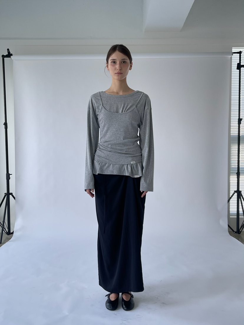 ANOTHER AVENUE東大門實拍女裝新款真品吊帶背心無袖羅紋ANOTHER AVENUE吊帶/背心