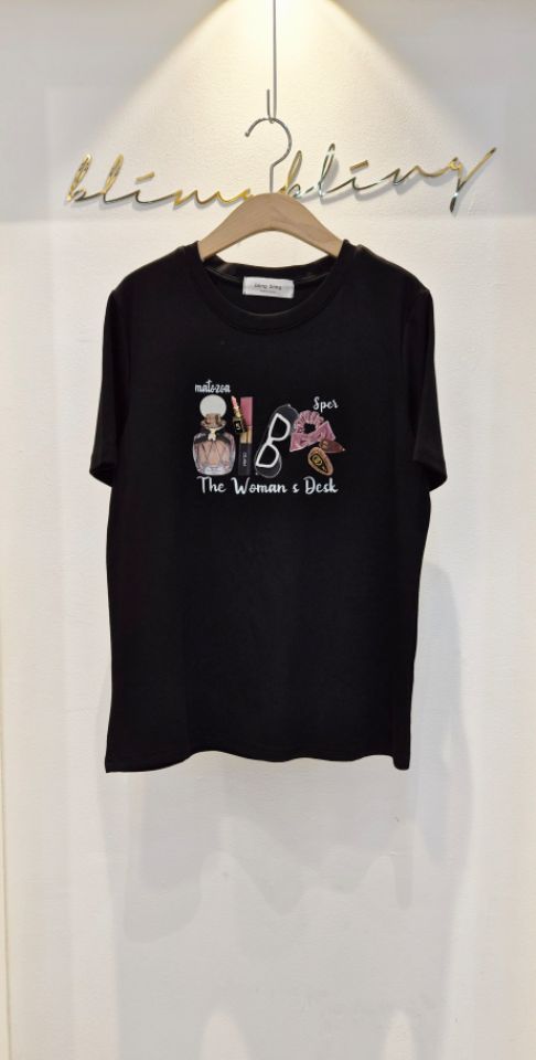 BLING BLING-S/RICO東大門代購女裝新品真品26夏季T恤BLING BLING-S/RICOT恤圖色1