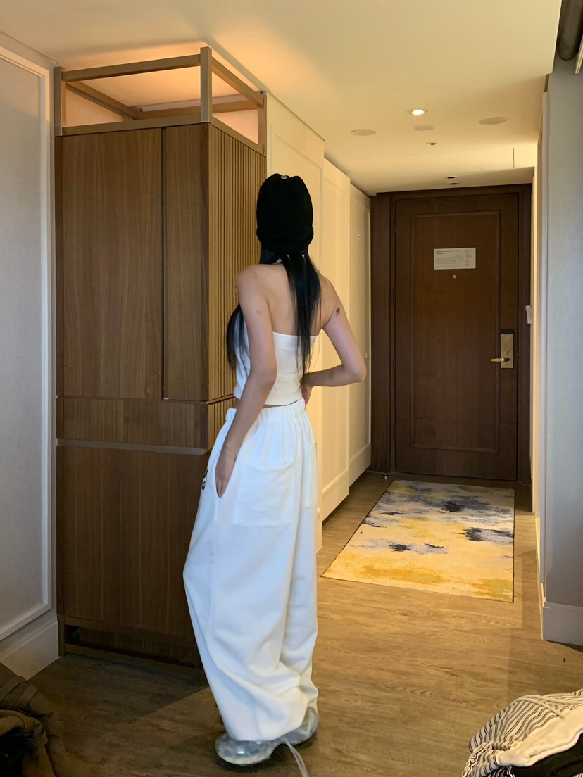 BADCALM韓國直郵女裝新品26夏季推薦時尚熱賣休閑真品休閑褲BADCALM休閑褲