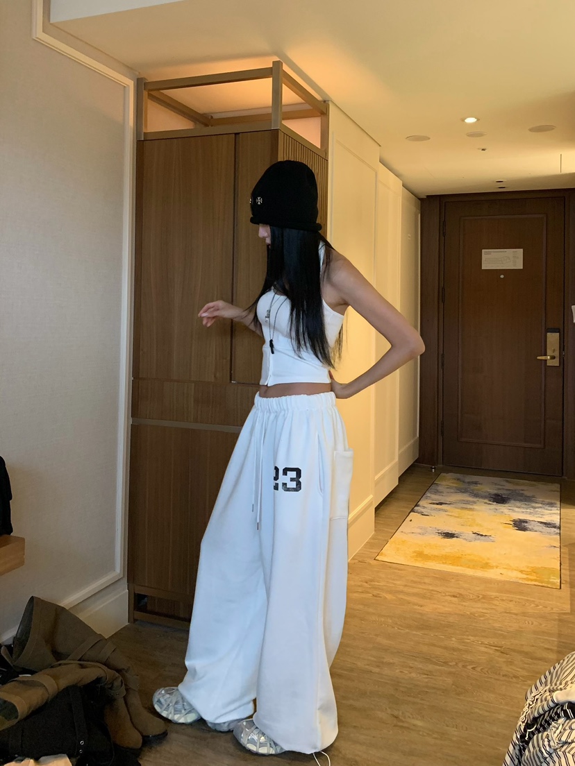 BADCALM韓國直郵女裝新品26夏季推薦時尚熱賣休閑真品休閑褲BADCALM休閑褲