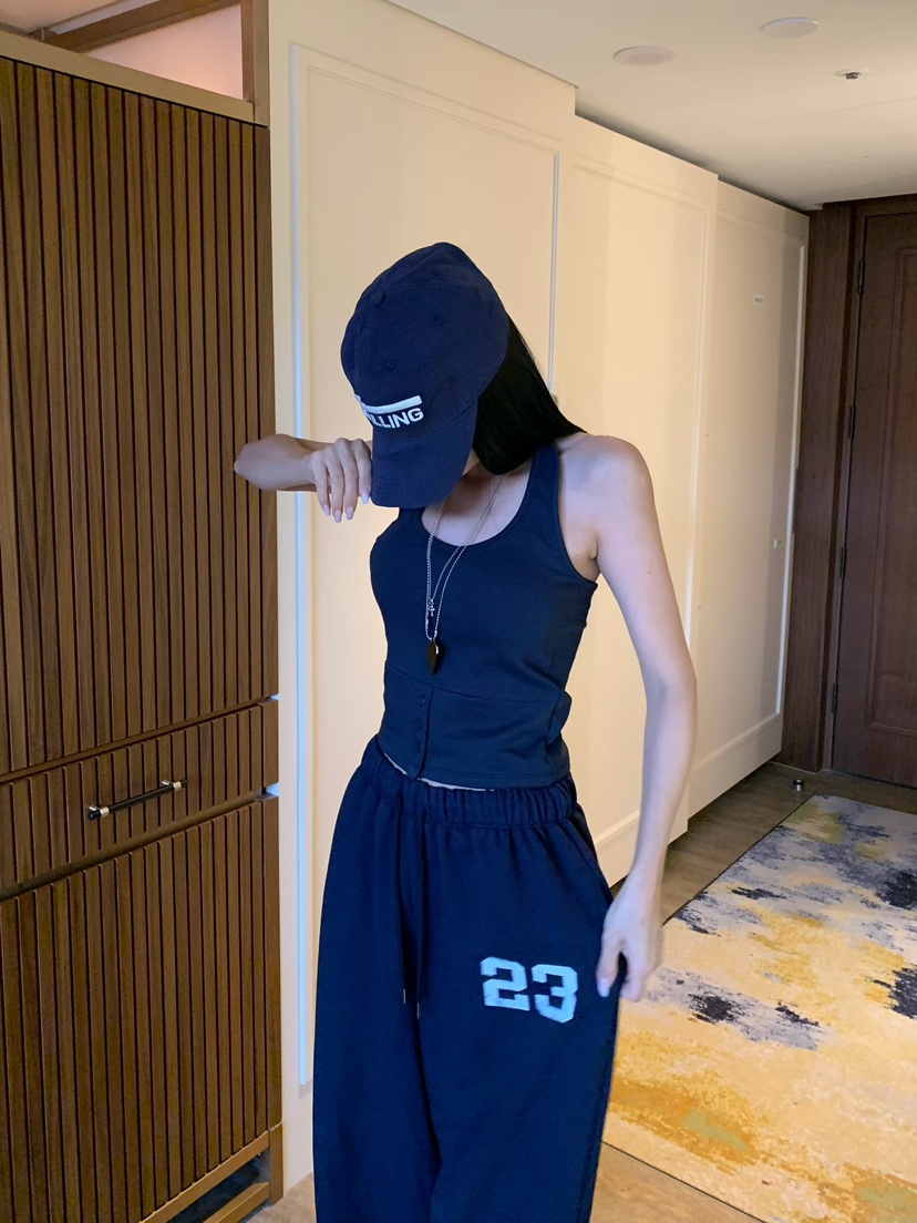 BADCALM韓國直郵女裝新品26夏季推薦時尚熱賣休閑真品休閑褲BADCALM休閑褲