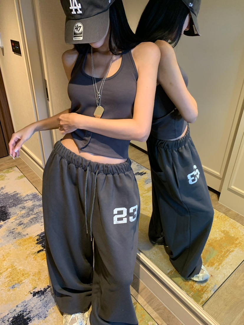 BADCALM韓國直郵女裝新品26夏季推薦時尚熱賣休閑真品休閑褲BADCALM休閑褲圖色4