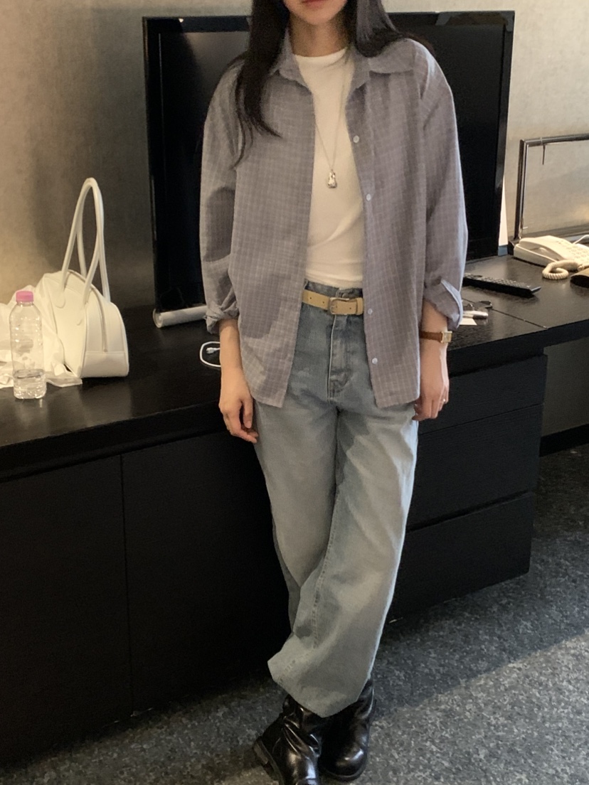 NOUVEAU韓國直郵女裝新品真品推薦熱賣人氣時尚襯衫蕾絲衫NOUVEAU襯衫/蕾絲衫
