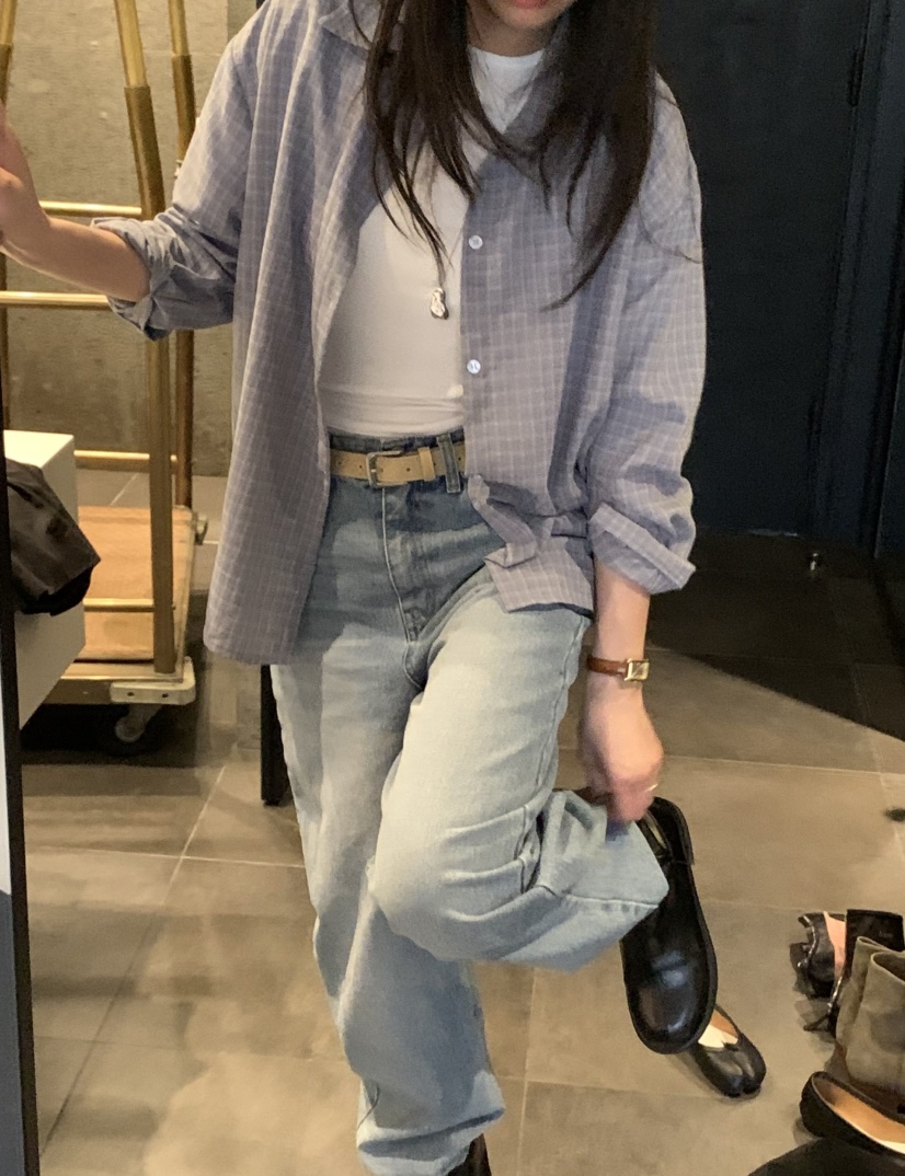 NOUVEAU韓國直郵女裝新品真品推薦熱賣人氣時尚襯衫蕾絲衫NOUVEAU襯衫/蕾絲衫圖色1