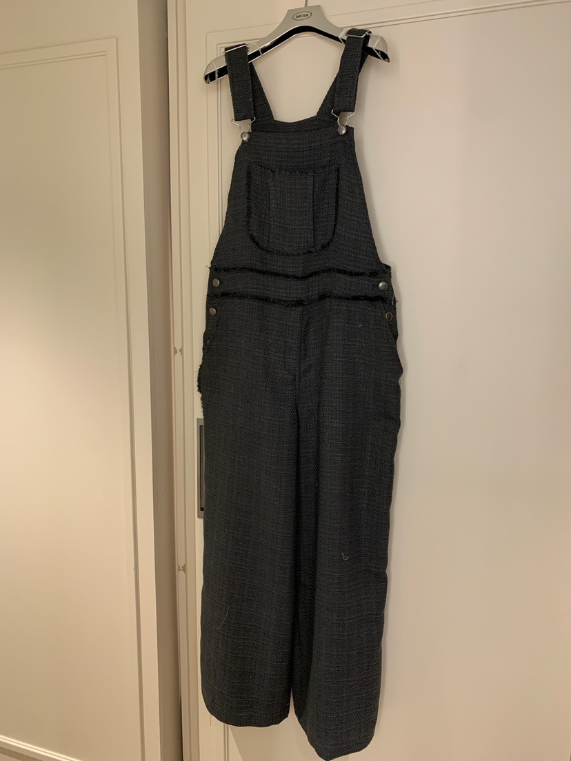 BADCALM東大門直郵女裝新品時尚人氣推薦26夏季背帶褲粗花呢BADCALM背帶褲