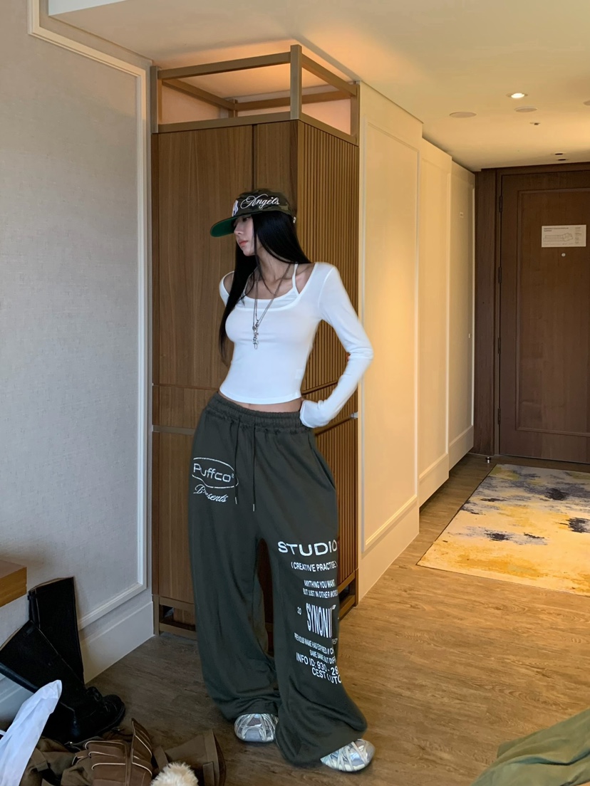 BADCALM東大門直郵女裝新品人氣時尚熱賣26夏季休閑休閑褲BADCALM休閑褲