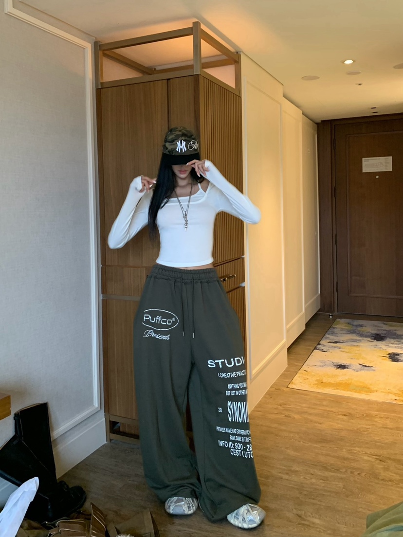 BADCALM東大門直郵女裝新品人氣時尚熱賣26夏季休閑休閑褲BADCALM休閑褲