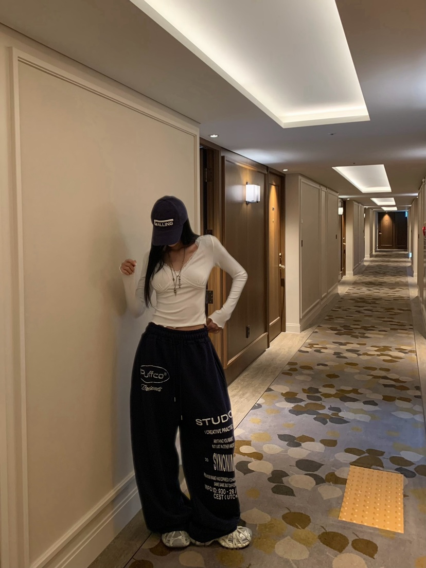 BADCALM東大門直郵女裝新品人氣時尚熱賣26夏季休閑休閑褲BADCALM休閑褲