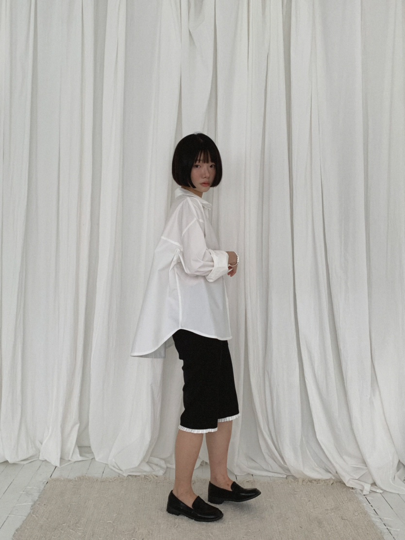 MOSMOS韓國代購女士新款人氣26夏季真品推薦時尚襯衫蕾絲衫MOSMOS襯衫/蕾絲衫