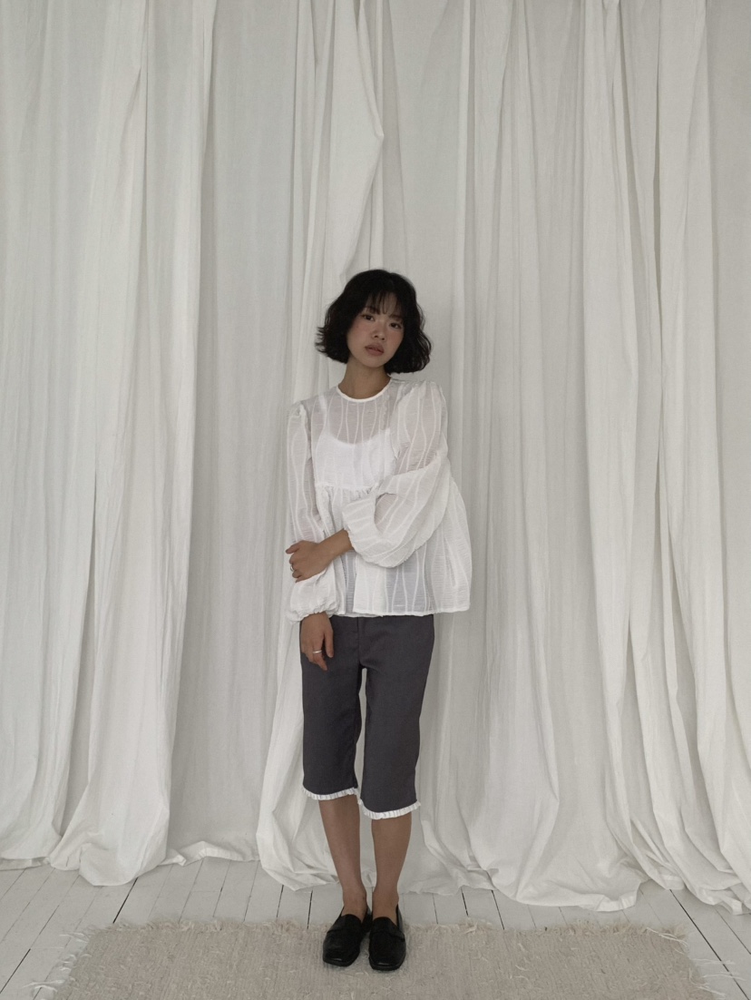 MOSMOS韓國代購女裝新款推薦休閑真品人氣26夏季襯衫蕾絲衫MOSMOS襯衫/蕾絲衫