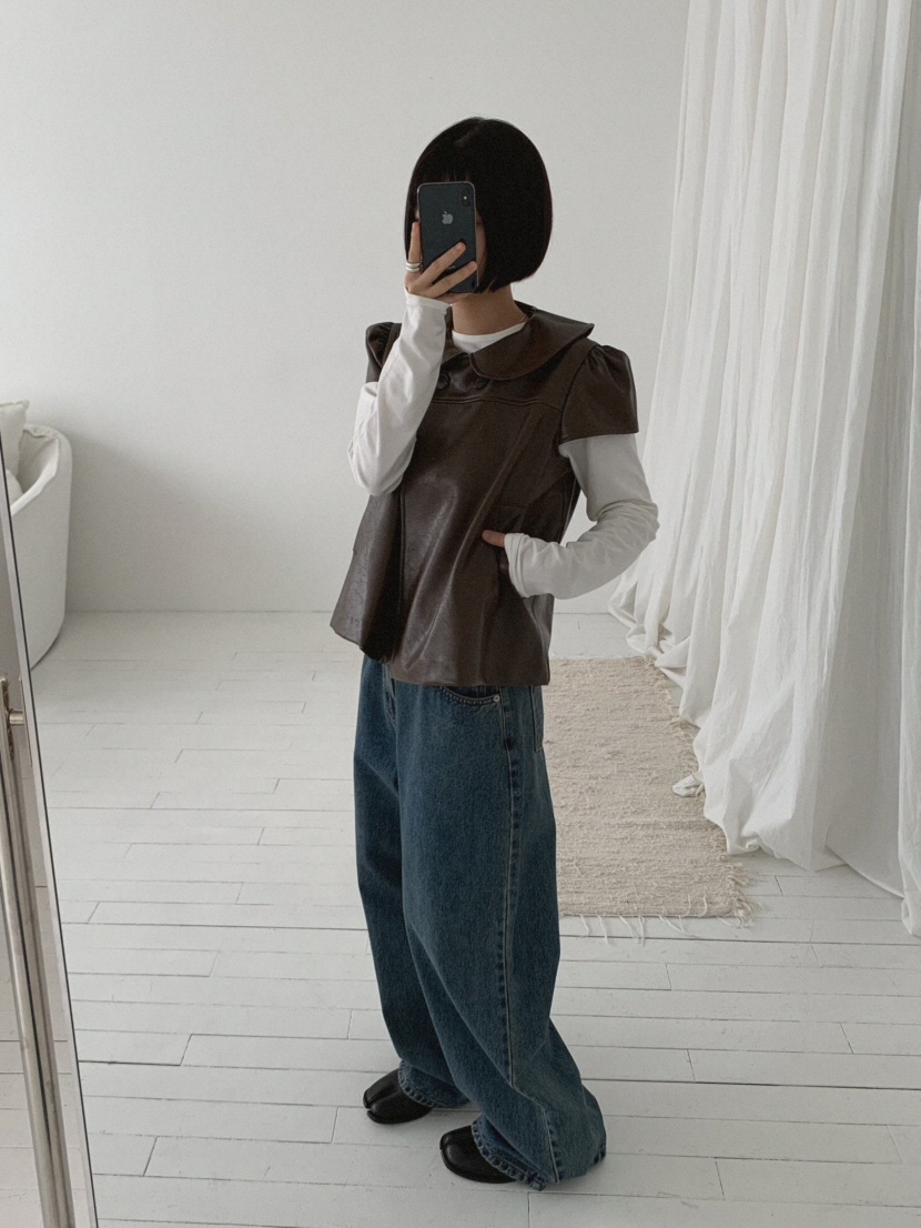 MOSMOS東大門代購女裝新品真品熱賣26夏季時尚人氣推薦皮衣MOSMOS皮衣