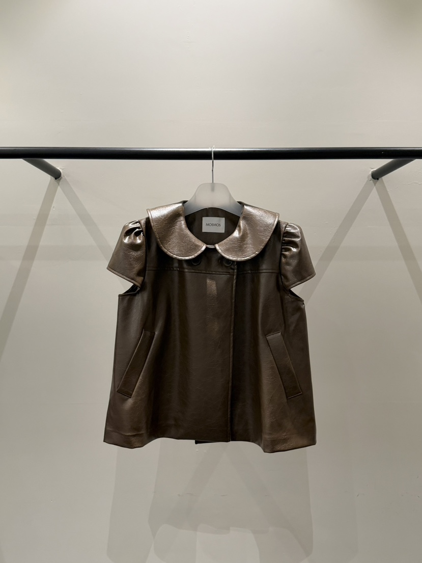 MOSMOS東大門代購女裝新品真品熱賣26夏季時尚人氣推薦皮衣MOSMOS皮衣圖色1