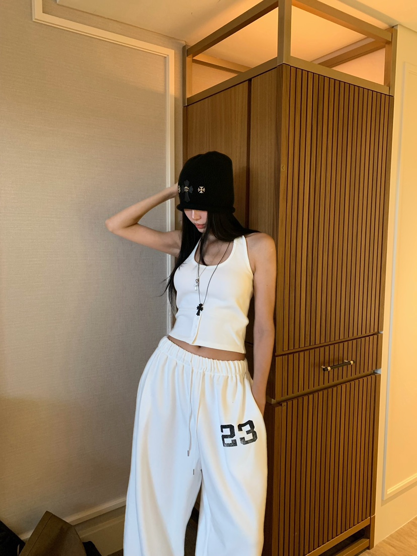 BADCALM韓國直郵女裝新品休閑人氣熱賣26夏季吊帶背心紐扣BADCALM吊帶/背心
