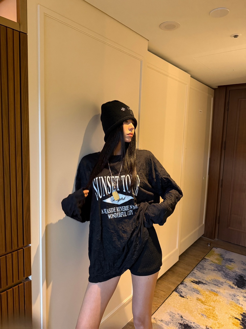 BADCALM東大門代購女士新款休閑熱賣人氣推薦真品長袖T恤BADCALM長袖T恤圖色2