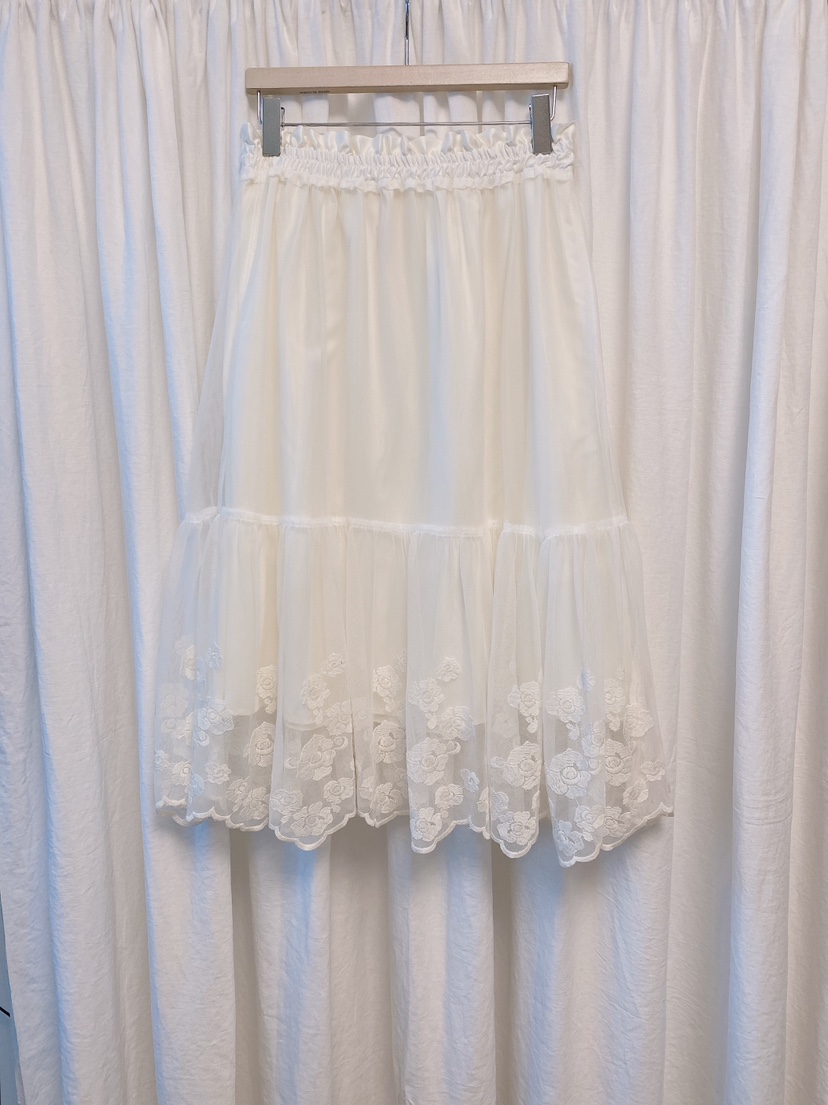 LETAILOR韓國代購女裝新品26夏季時尚推薦半身裙中短裙刺繡LETAILOR半身裙/中短裙