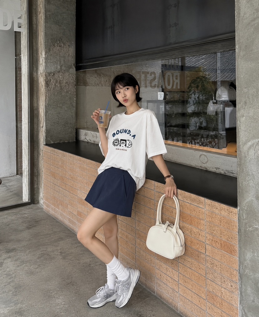 BOUND.A東大門實拍女裝新品休閑26夏季熱賣真品人氣時尚T恤BOUND.AT恤
