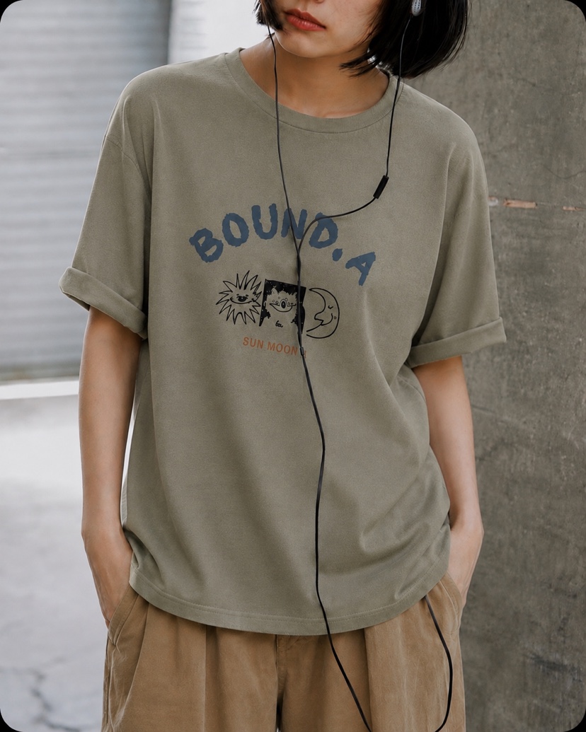 BOUND.A東大門實拍女裝新品休閑26夏季熱賣真品人氣時尚T恤BOUND.AT恤