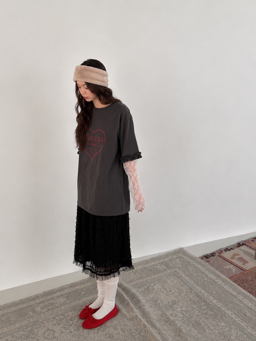 YES東大門代購女士新款熱賣人氣推薦半身裙中短裙褶裥緞帶YES半身裙/中短裙
