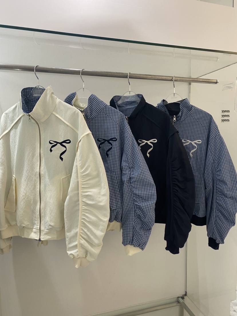 YES韓國代購女士新品休閑時尚人氣26夏季推薦真品夾克兩面穿YES夾克