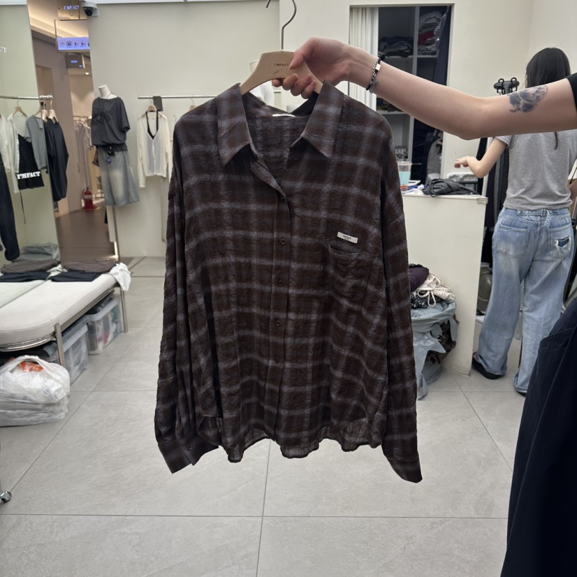 I MFACT韓國代購女士新款推薦26夏季人氣真品襯衫蕾絲衫I MFACT襯衫/蕾絲衫圖色1