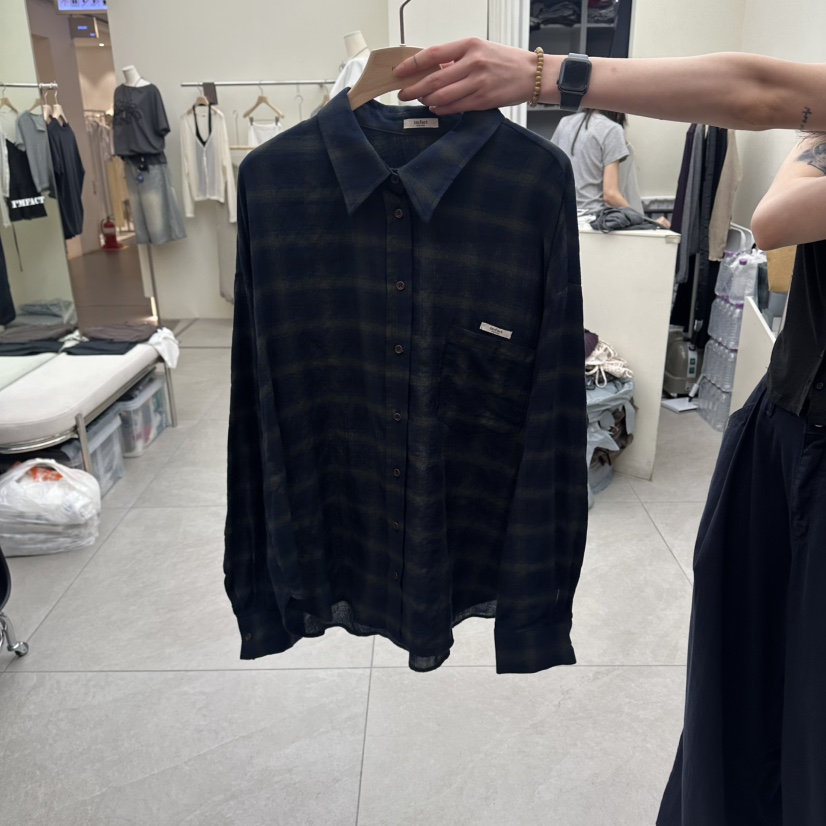 I MFACT韓國代購女士新款推薦26夏季人氣真品襯衫蕾絲衫I MFACT襯衫/蕾絲衫圖色2