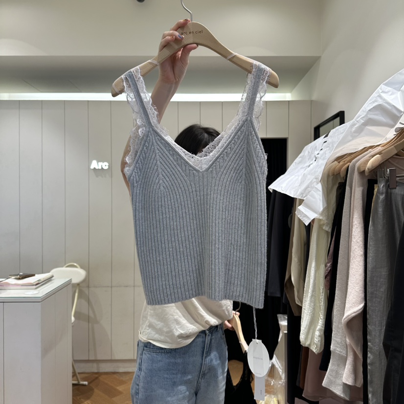 ARC東大門代購女裝新款熱賣休閑人氣26夏季真品時尚吊帶背心ARC EN CIEL吊帶/背心圖色2