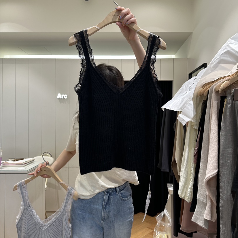ARC東大門代購女裝新款熱賣休閑人氣26夏季真品時尚吊帶背心ARC EN CIEL吊帶/背心圖色3