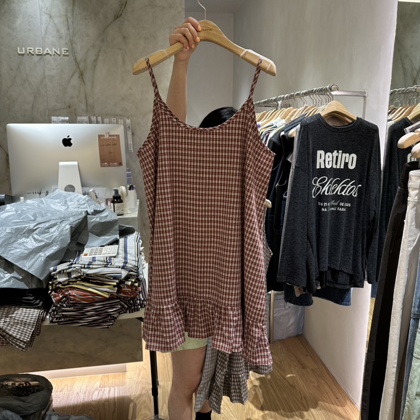 URBANE-P韓國代購女裝新品推薦26夏季休閑熱賣真品連衣裙URBANE-P連衣裙圖色1