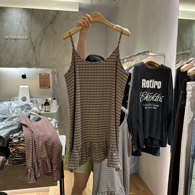URBANE-P韓國代購女裝新品推薦26夏季休閑熱賣真品連衣裙URBANE-P連衣裙圖色2