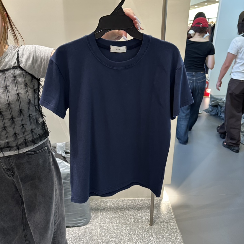SOF韓國直郵女裝新品熱賣26夏季休閑真品時尚人氣推薦T恤SOFT恤圖色6