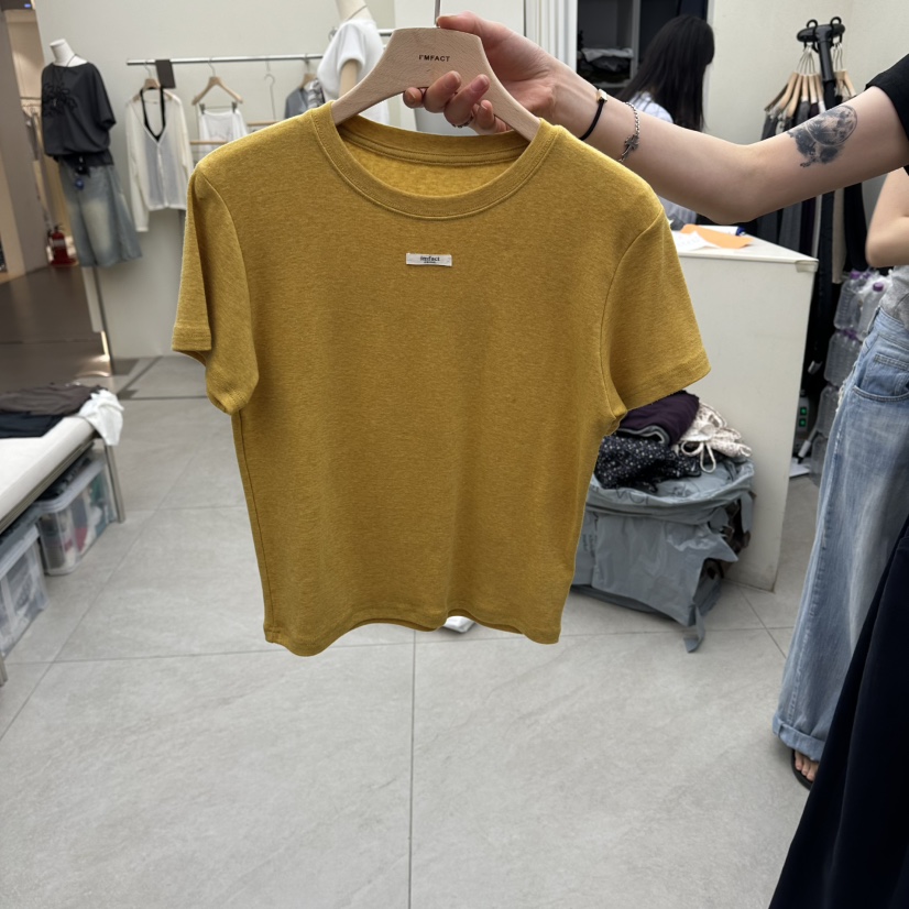 I MFACT東大門代購女士新品熱賣休閑26夏季真品人氣T恤羊毛I MFACTT恤圖色2